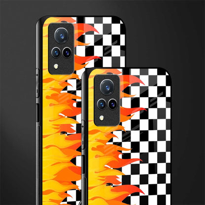 lil flames wild mode glass case for vivo v21 5g image-2