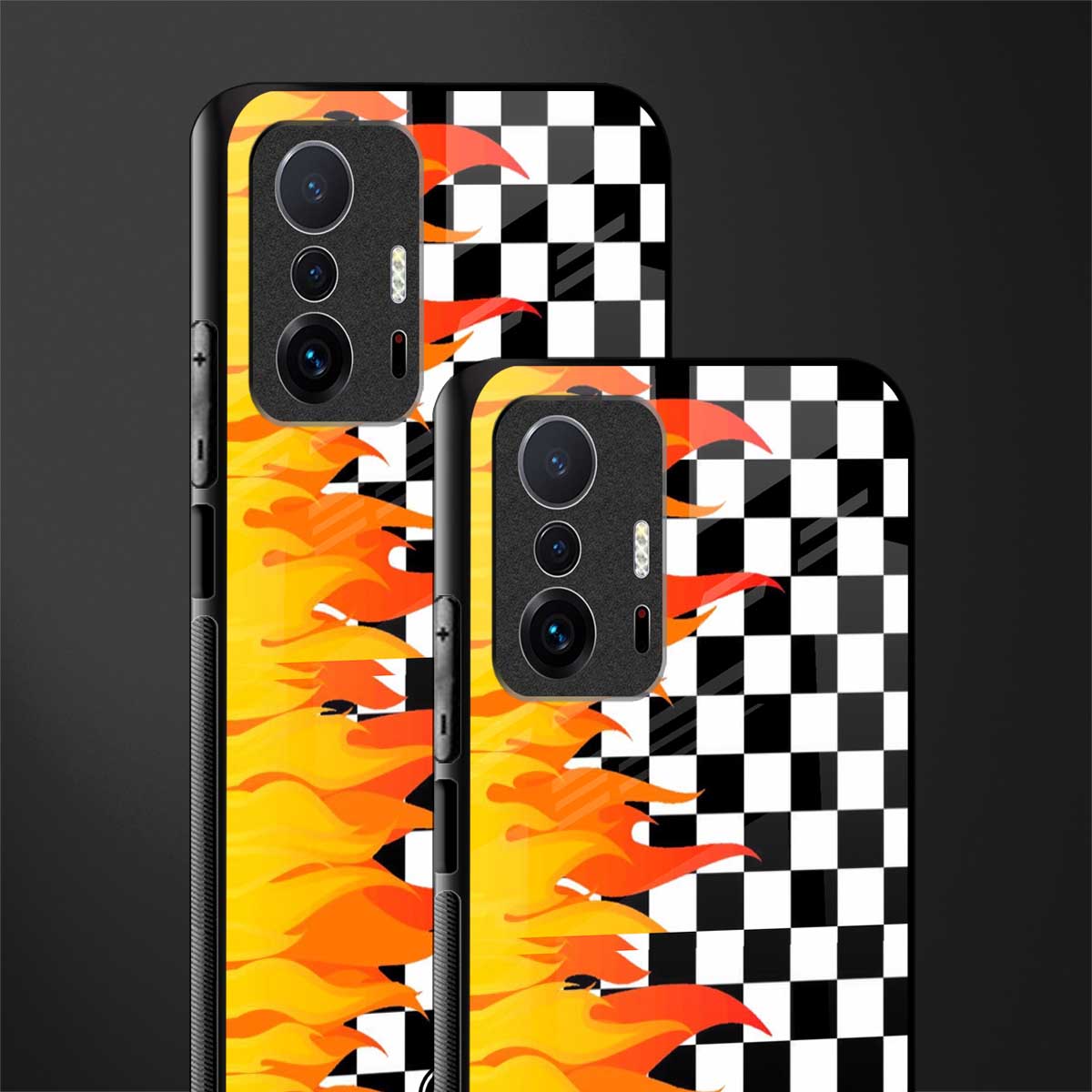 lil flames wild mode glass case for mi 11t pro 5g image-2