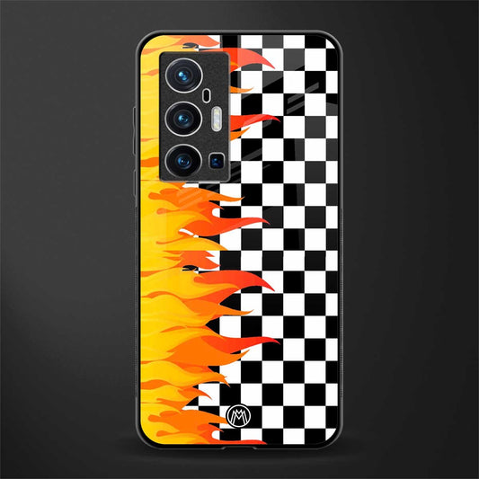 lil flames wild mode glass case for vivo x70 pro plus image