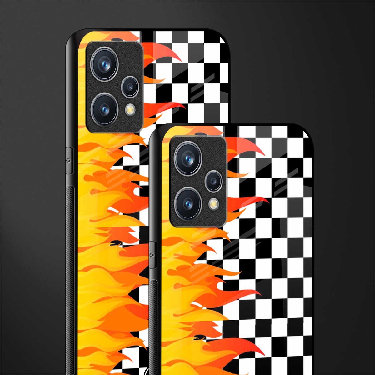 lil flames wild mode glass case for realme 9 pro plus 5g image-2