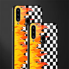 lil flames wild mode glass case for samsung galaxy a20s image-2