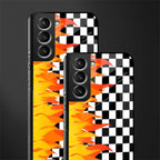 lil flames wild mode glass case for samsung galaxy s22 plus 5g image-2