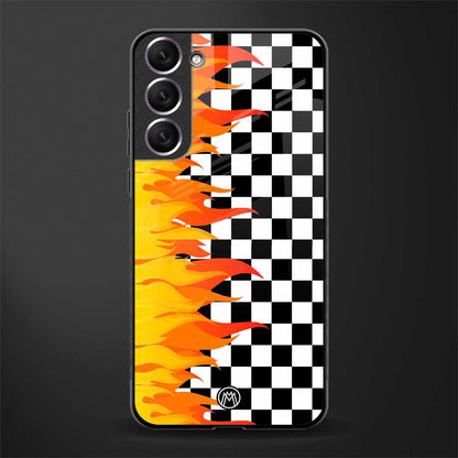 lil flames wild mode glass case for samsung galaxy s21 image