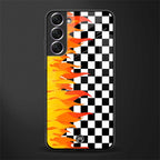 lil flames wild mode glass case for samsung galaxy s22 plus 5g image