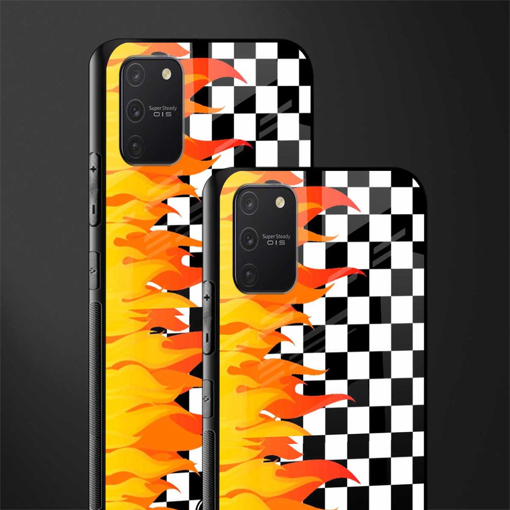 lil flames wild mode glass case for samsung galaxy s10 lite image-2
