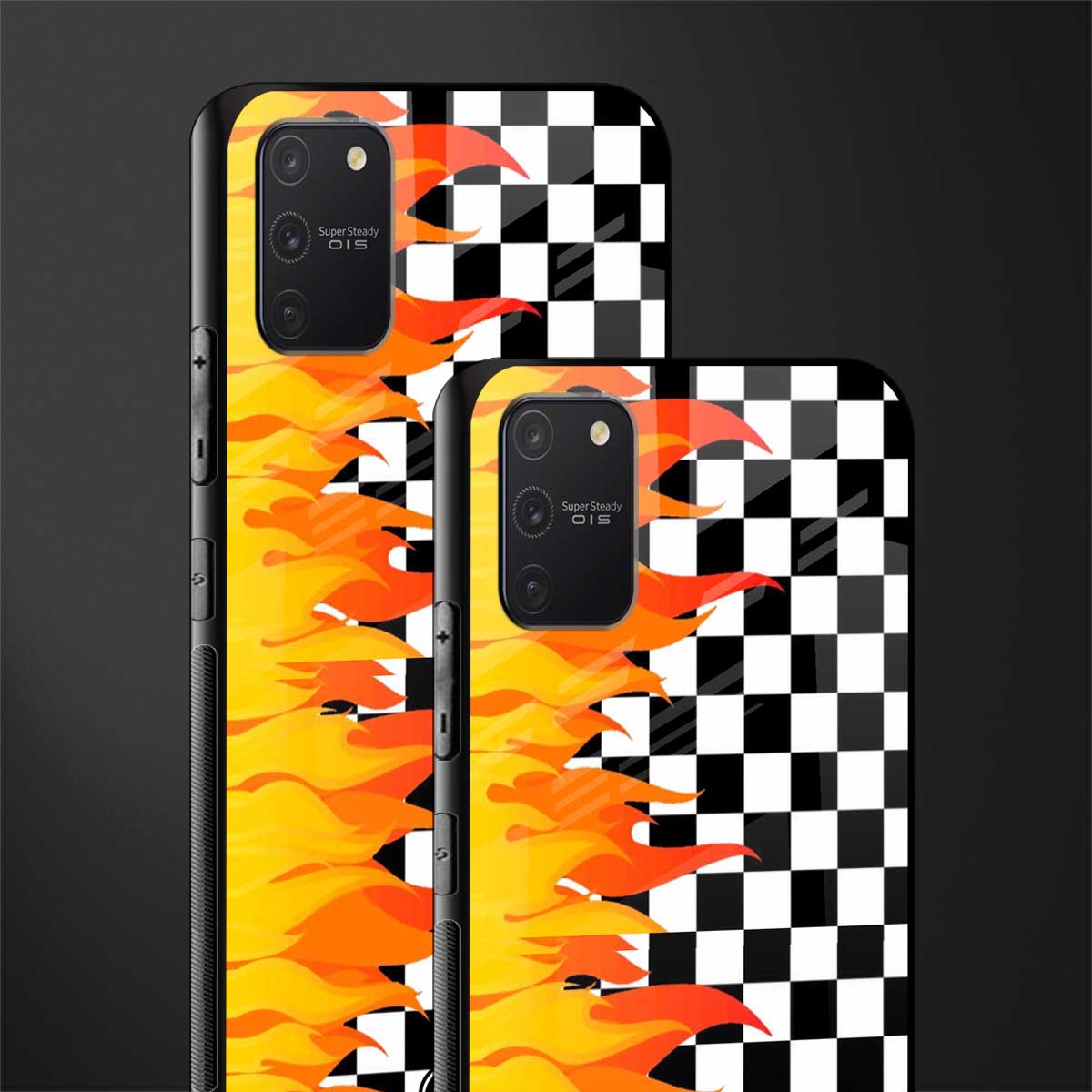 lil flames wild mode glass case for samsung galaxy s10 lite image-2