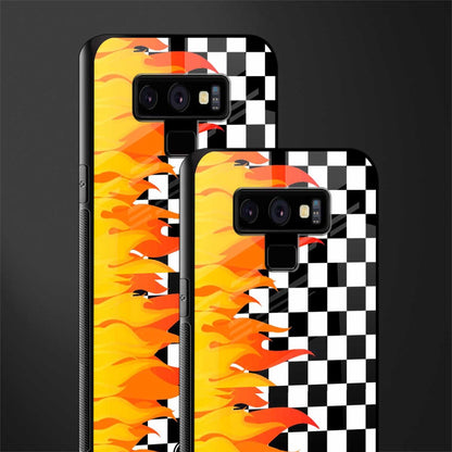 lil flames wild mode glass case for samsung galaxy note 9 image-2