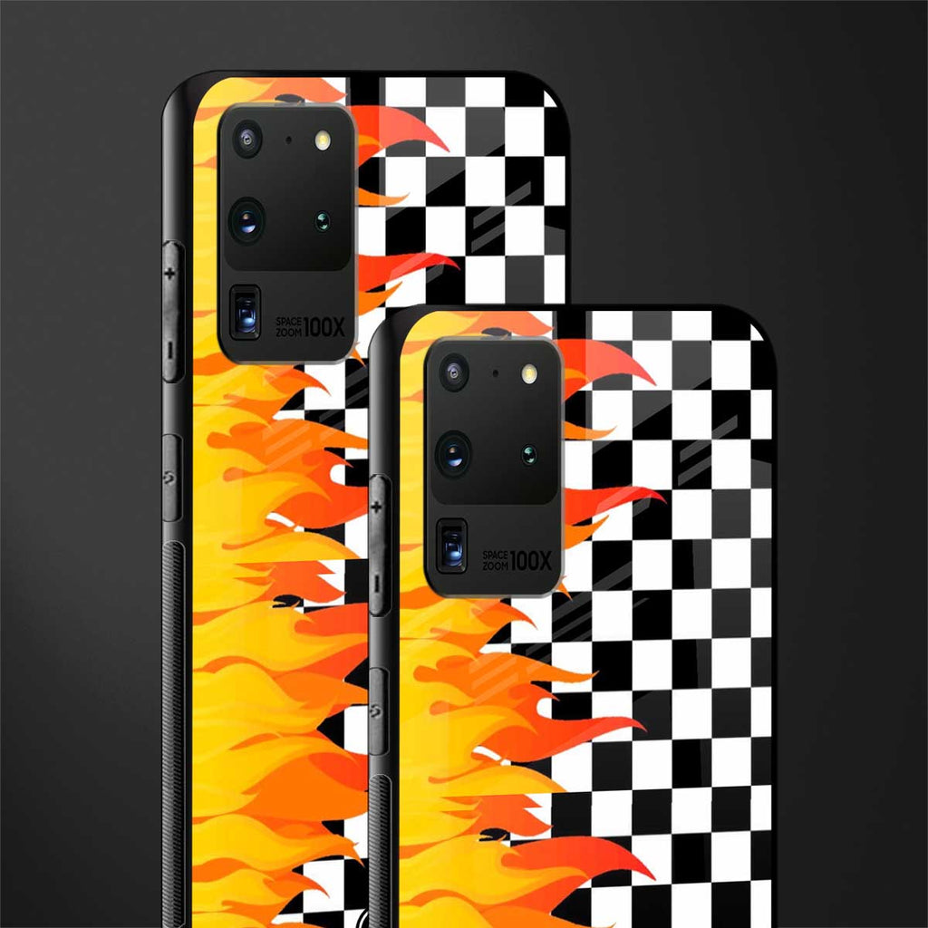 lil flames wild mode glass case for samsung galaxy s20 ultra image-2