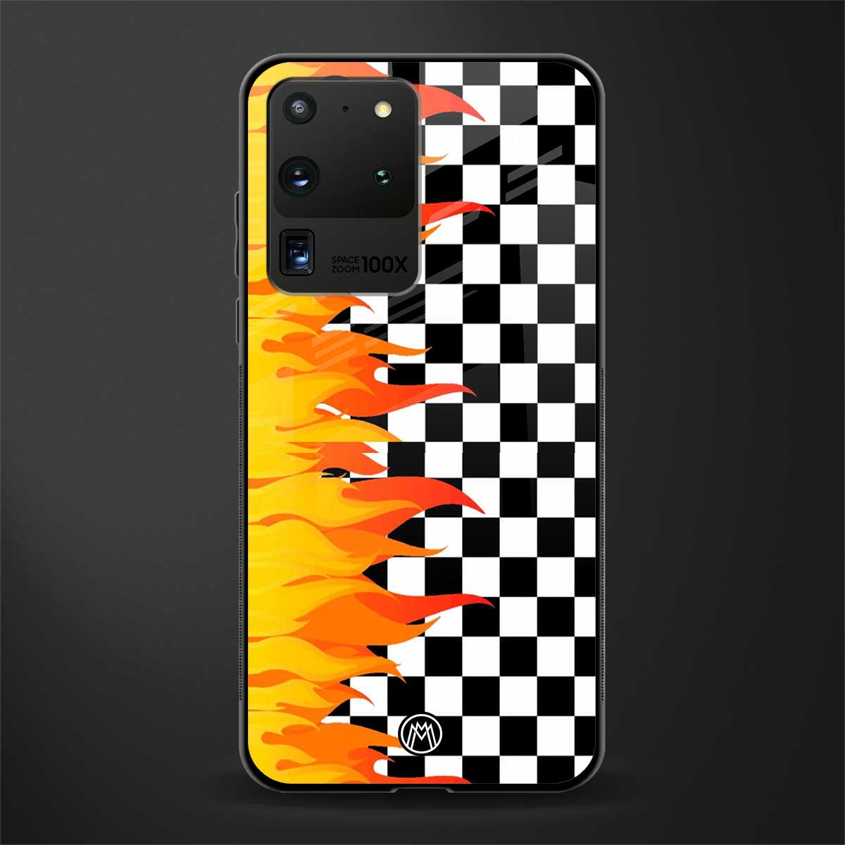 lil flames wild mode glass case for samsung galaxy s20 ultra image