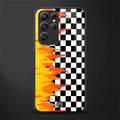 lil flames wild mode glass case for samsung galaxy s21 ultra image