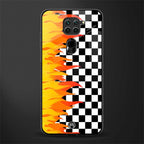 lil flames wild mode glass case for redmi note 9 image