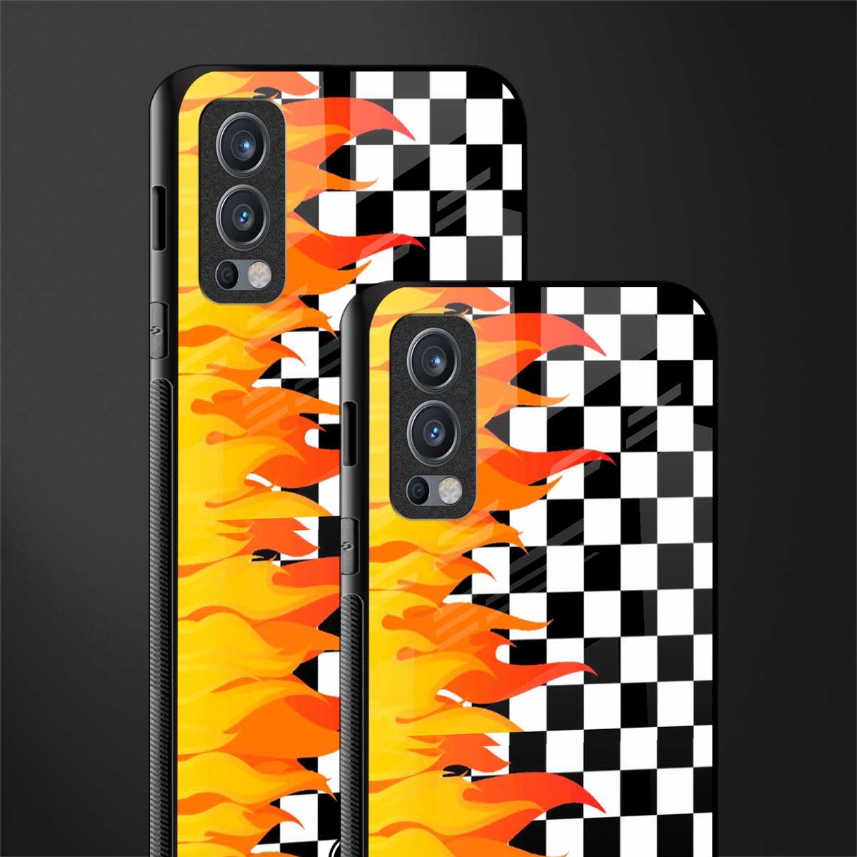 lil flames wild mode glass case for oneplus nord 2 5g image-2