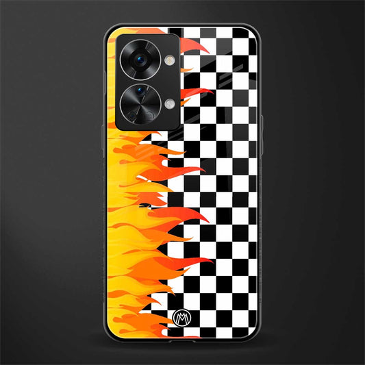 lil flames wild mode glass case for phone case | glass case for oneplus nord 2t 5g