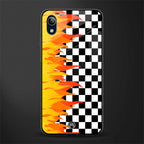 lil flames wild mode glass case for vivo y1s without fingerprint image