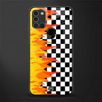 lil flames wild mode glass case for samsung galaxy a21s image