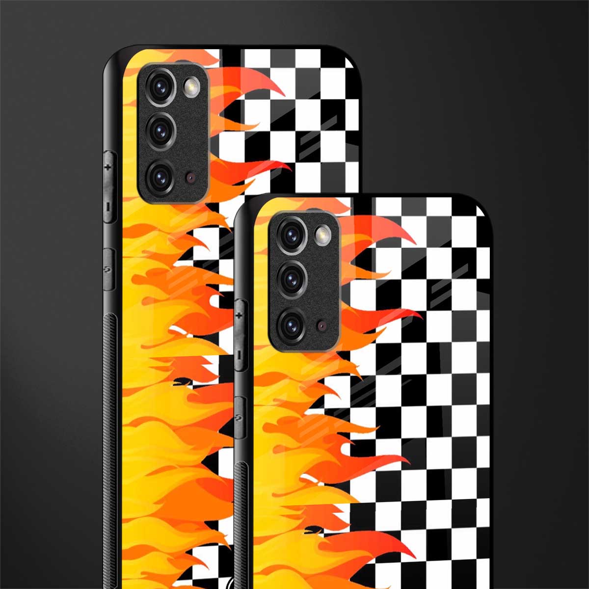 lil flames wild mode glass case for samsung galaxy note 20 image-2
