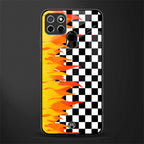 lil flames wild mode glass case for realme narzo 30a image