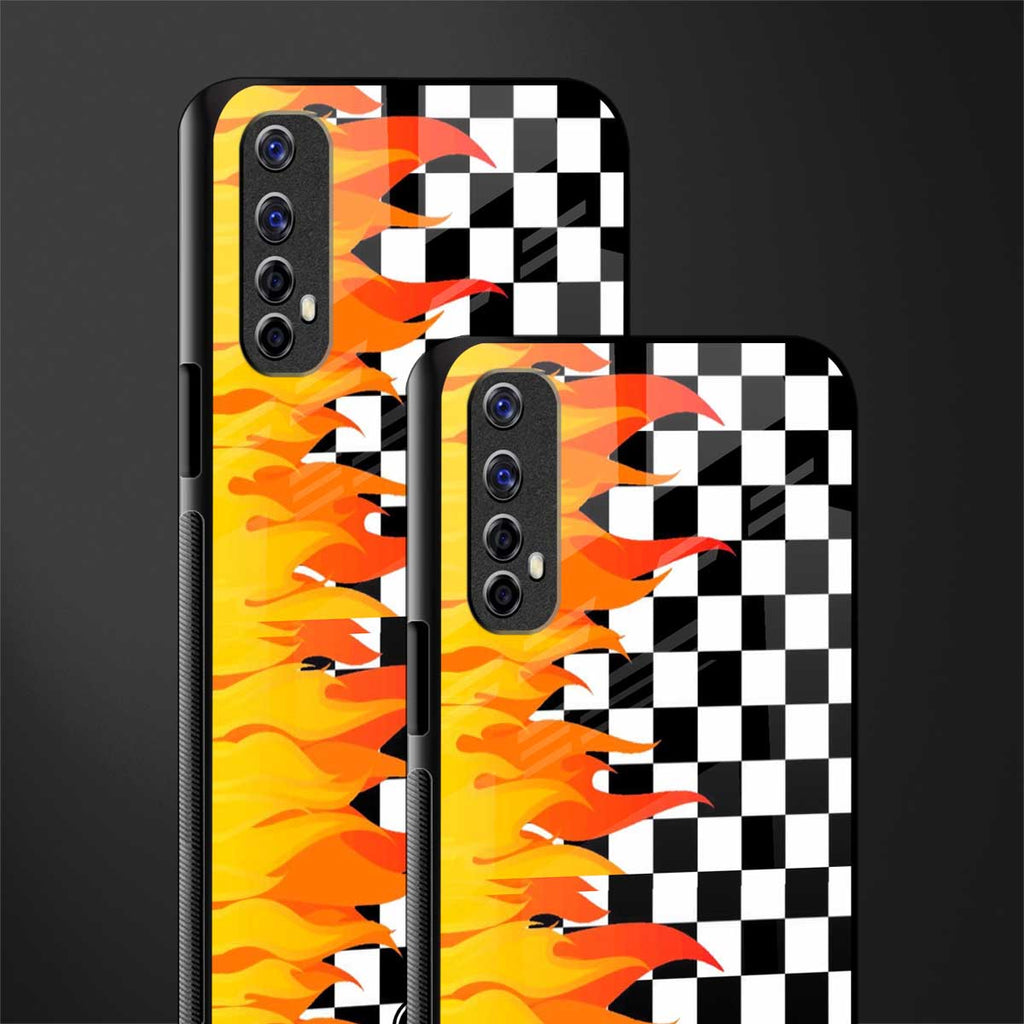 lil flames wild mode glass case for realme 7 image-2