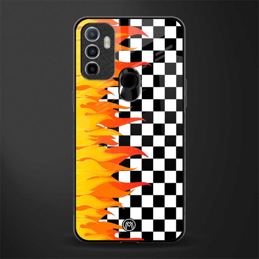 lil flames wild mode glass case for oppo a53 image
