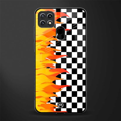 lil flames wild mode glass case for oppo a15s image