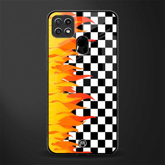 lil flames wild mode glass case for oppo a15s image