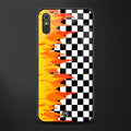 lil flames wild mode glass case for redmi 9i image