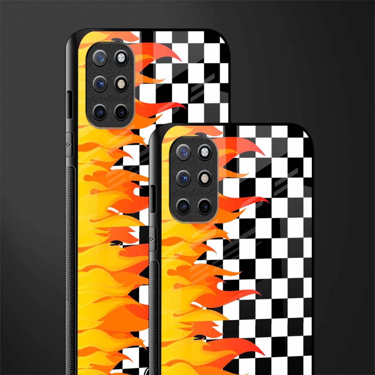 lil flames wild mode glass case for oneplus 8t image-2