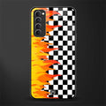 lil flames wild mode glass case for oppo reno 4 pro image