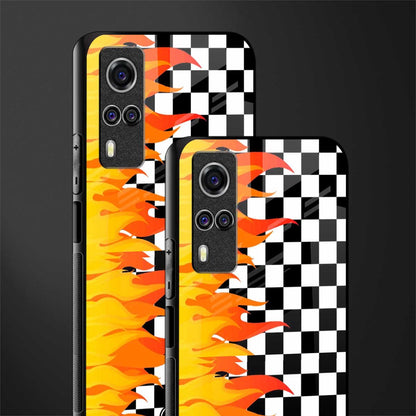 lil flames wild mode glass case for vivo y51a image-2