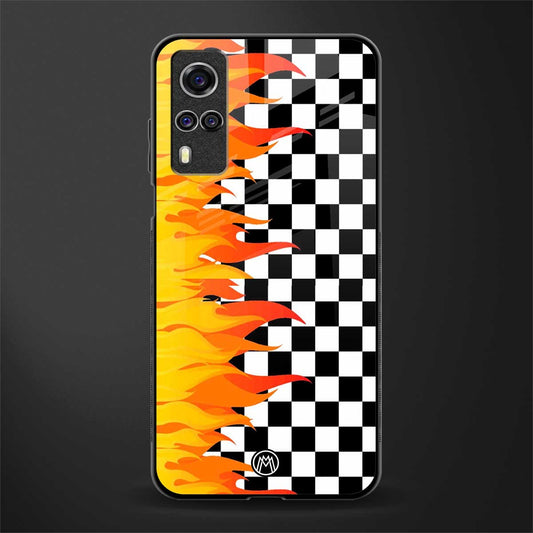 lil flames wild mode glass case for vivo y51a image