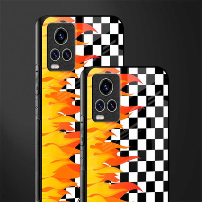 lil flames wild mode glass case for vivo v20 pro image-2