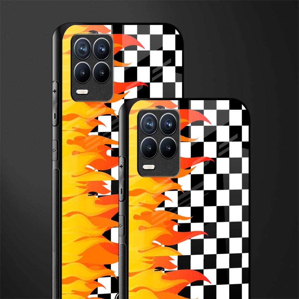 lil flames wild mode glass case for realme 8 pro image-2