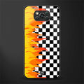 lil flames wild mode glass case for poco x3 image