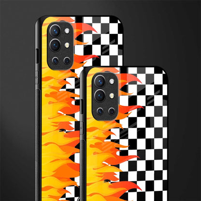 lil flames wild mode glass case for oneplus 9r image-2