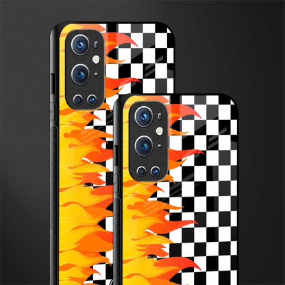 lil flames wild mode glass case for oneplus 9 pro image-2