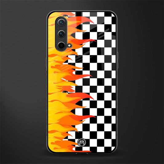 lil flames wild mode glass case for oneplus nord ce 5g image