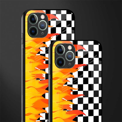 lil flames wild mode glass case for iphone 11 pro image-2