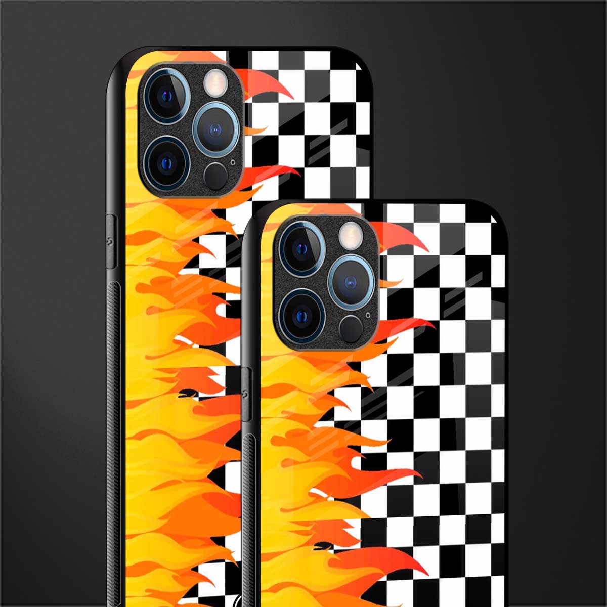 lil flames wild mode glass case for iphone 12 pro max image-2