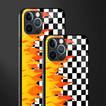 lil flames wild mode glass case for iphone 14 pro max image-2