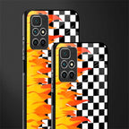 lil flames wild mode glass case for redmi 10 prime image-2