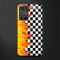 lil flames wild mode glass case for redmi 10 prime image