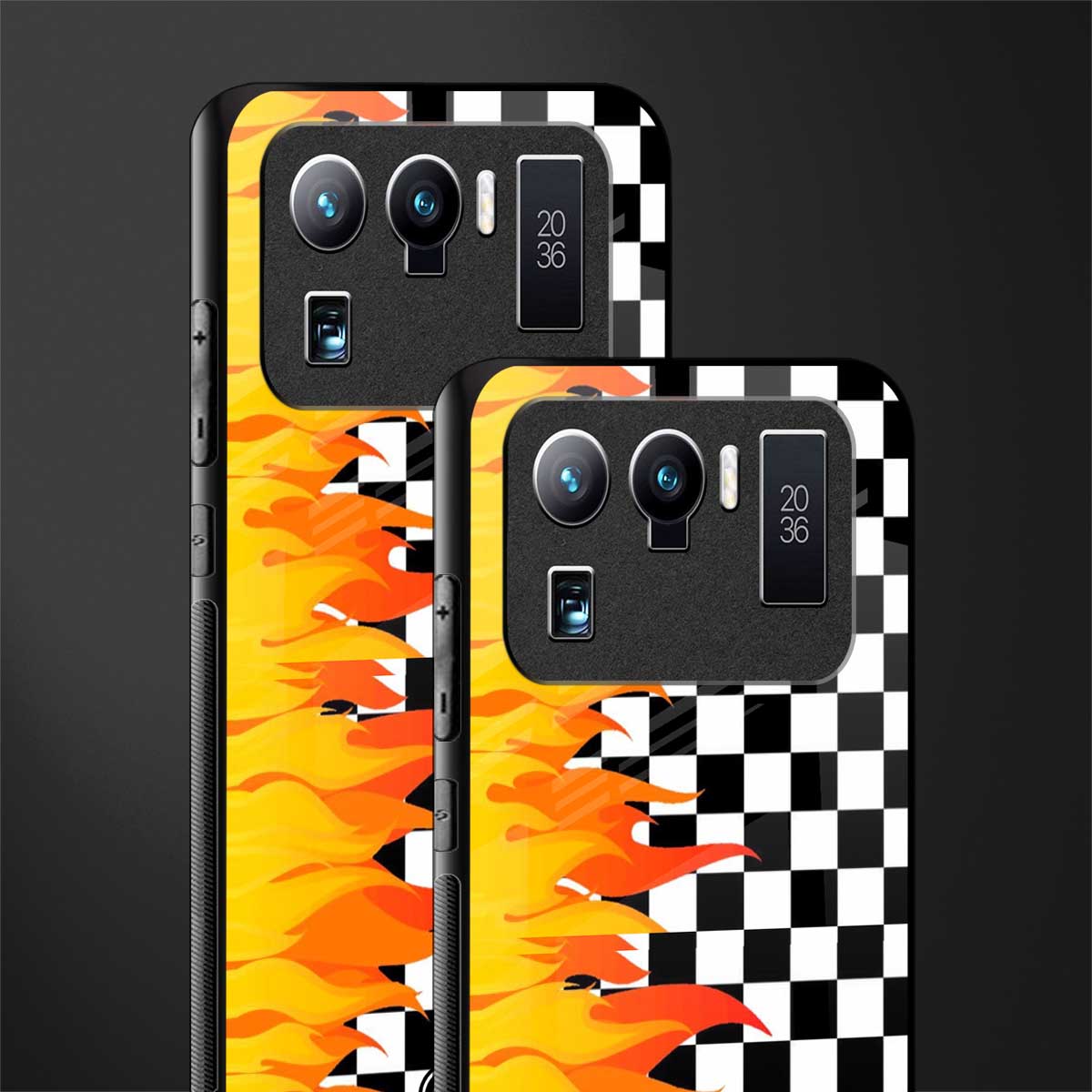 lil flames wild mode glass case for mi 11 ultra 5g image-2