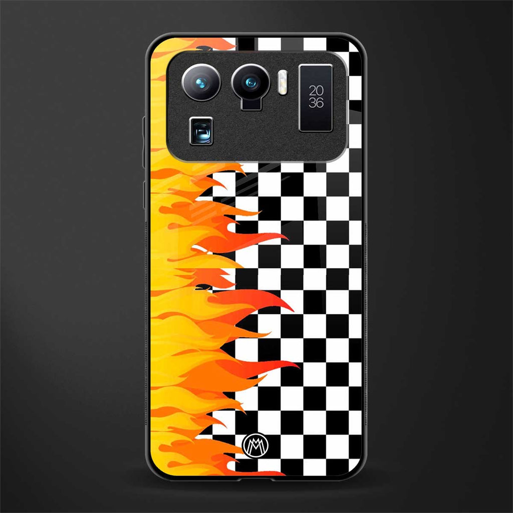 lil flames wild mode glass case for mi 11 ultra 5g image
