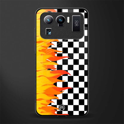lil flames wild mode glass case for mi 11 ultra 5g image
