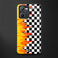 lil flames wild mode glass case for realme c35 image