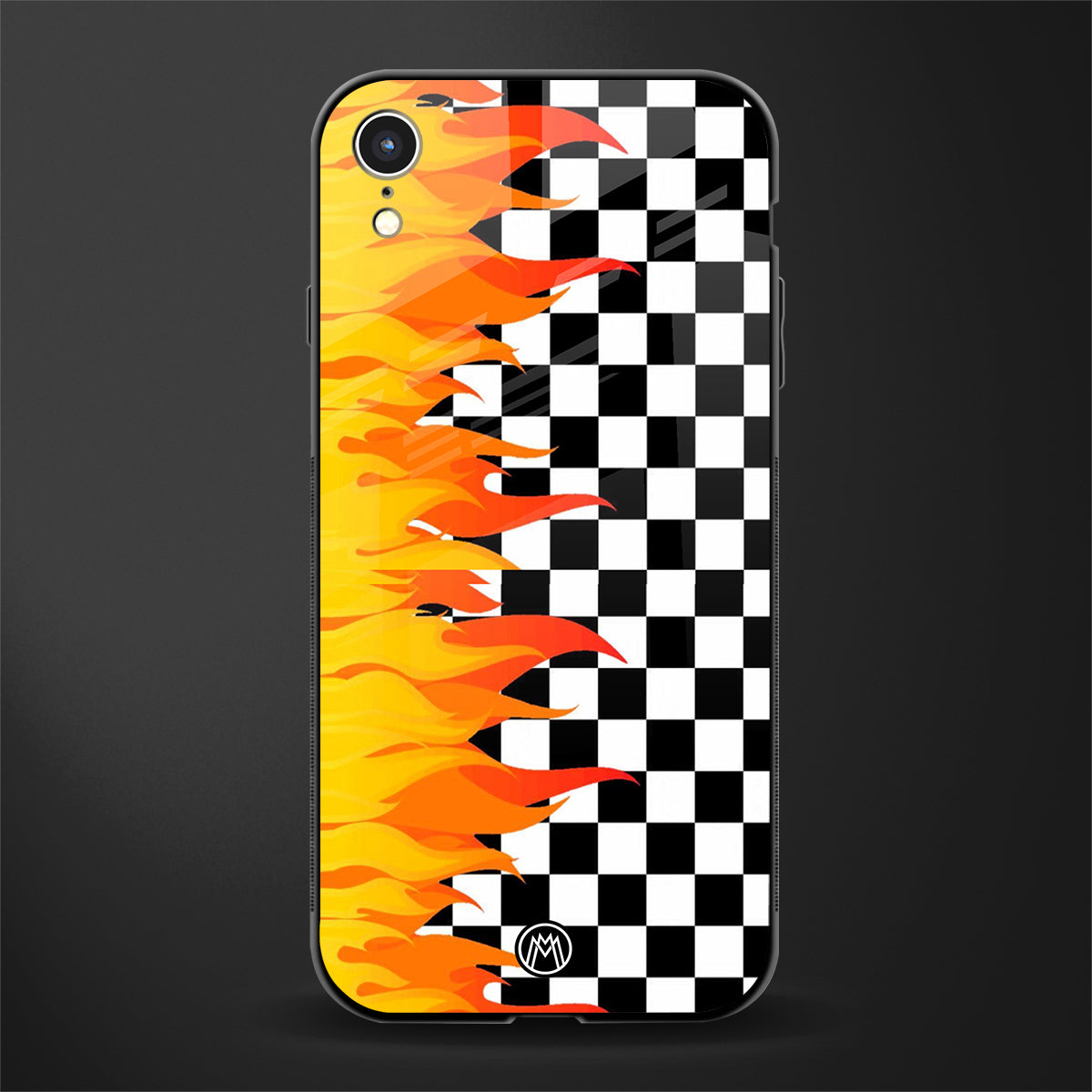 lil flames wild mode glass case for iphone xr image