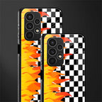lil flames wild mode back phone cover | glass case for samsung galaxy a13 4g