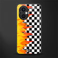 lil flames wild mode back phone cover | glass case for oppo f21 pro 5g