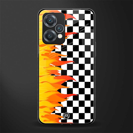 lil flames wild mode back phone cover | glass case for oneplus nord ce 2 lite 5g