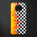 lil flames wild mode glass case for oneplus 7t image